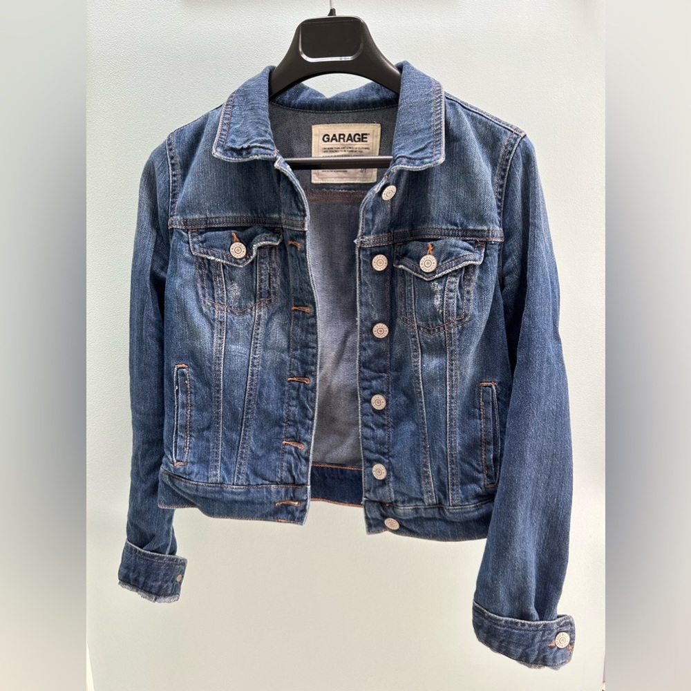 cute cropped jean jacket